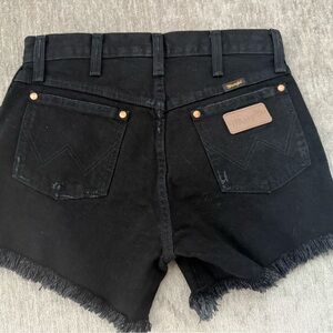 Wrangler Women's Black Jean Shorts